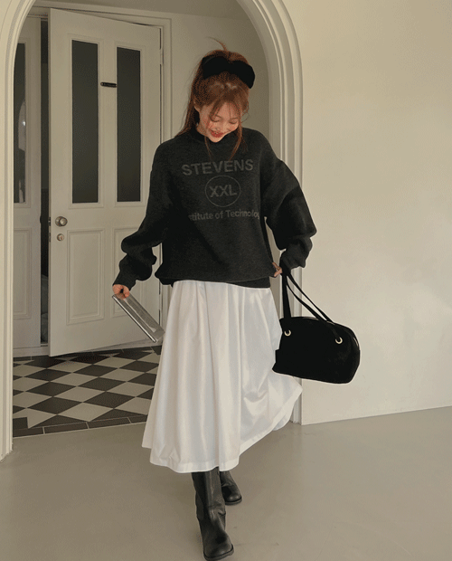 Dorothy pintuck long skirt ( 3color )